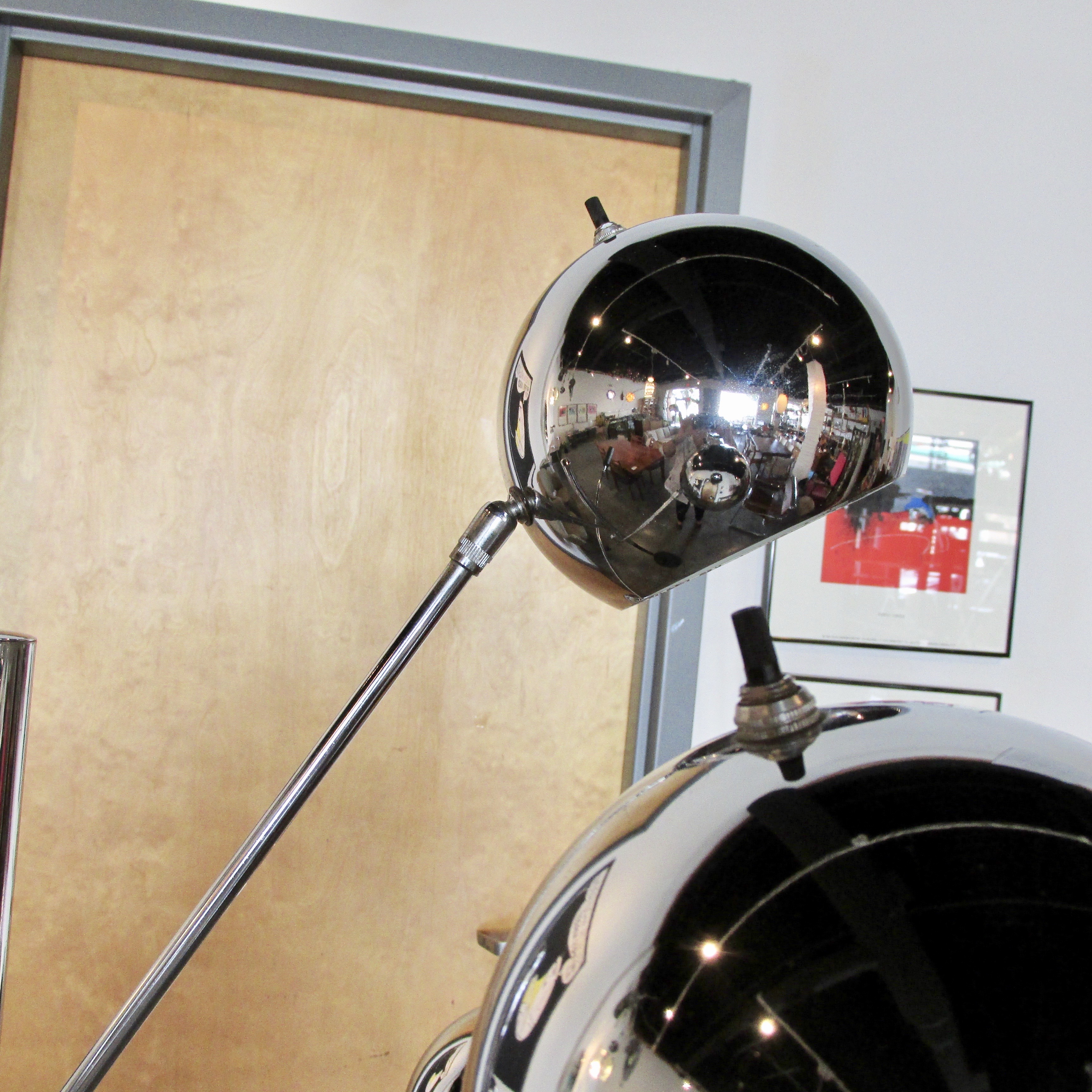 Robert Sonneman Triennale Chrome Floor Lamp