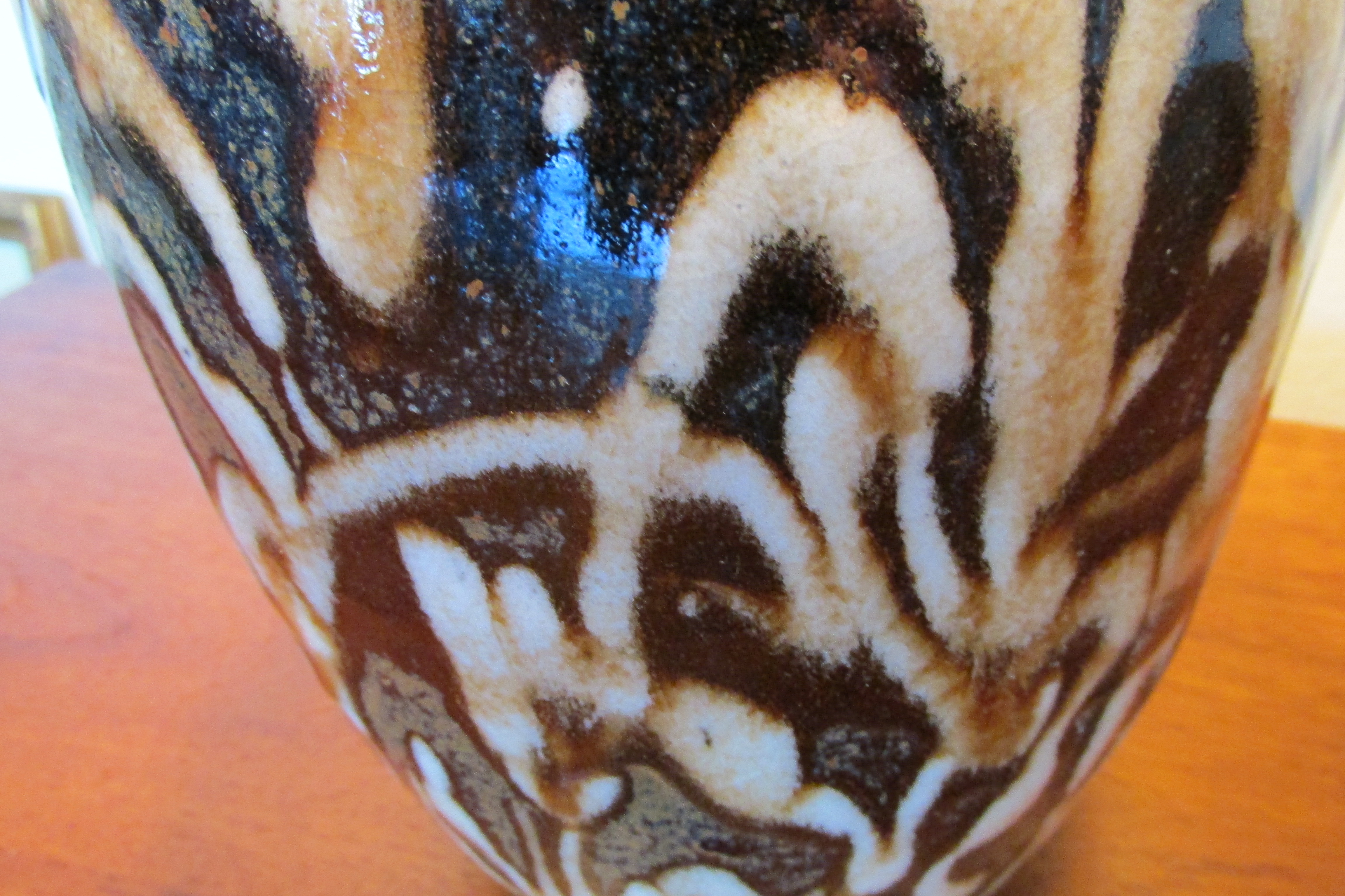 Italian Abstract Ceramic Table Lamp