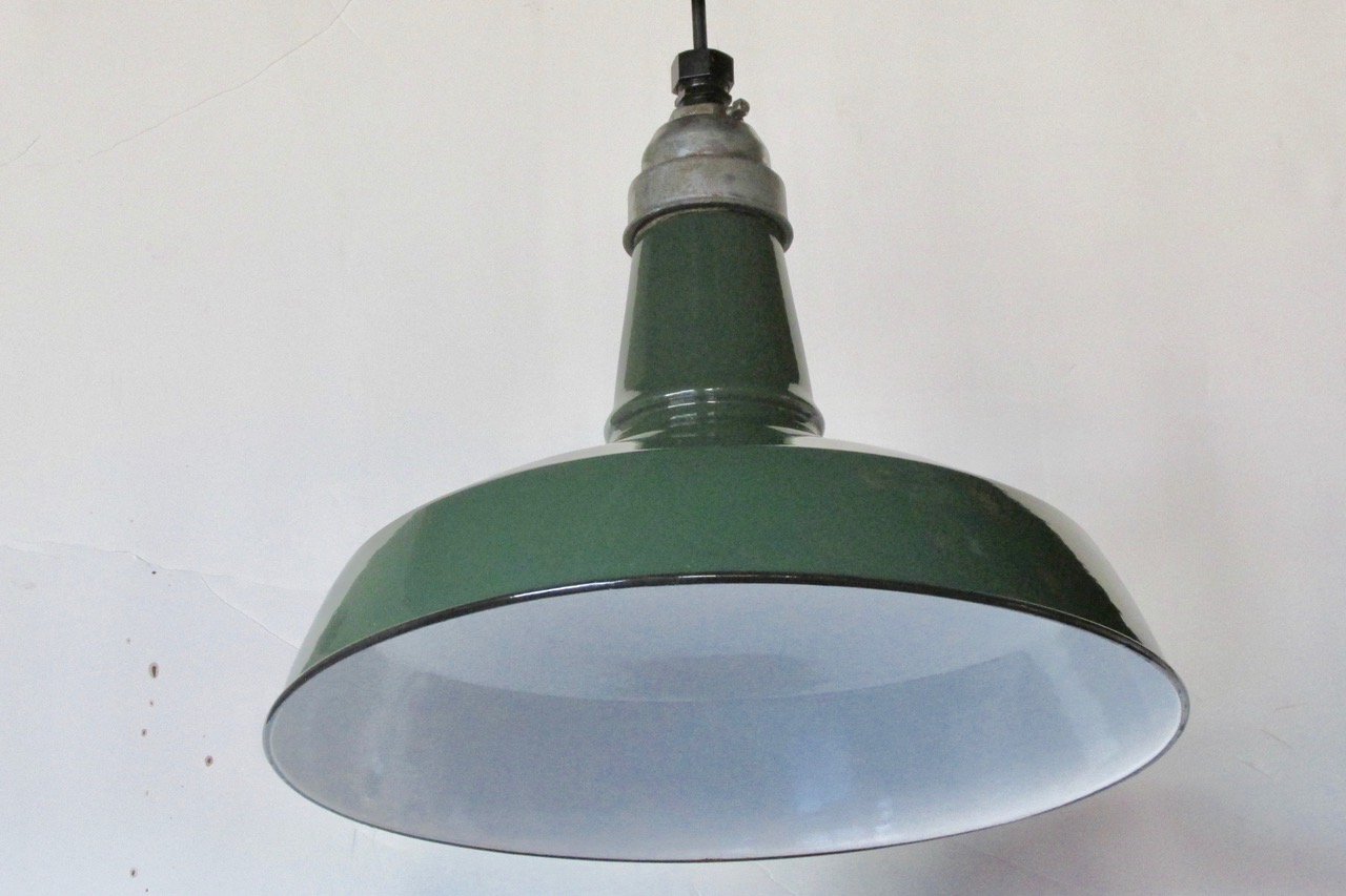 Factory Green Porcelain Light Pendants