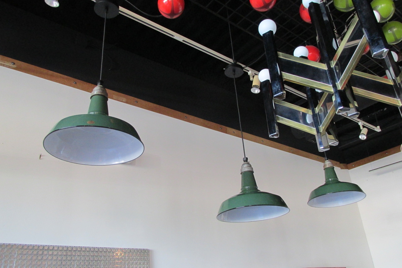 Factory Green Porcelain Light Pendants