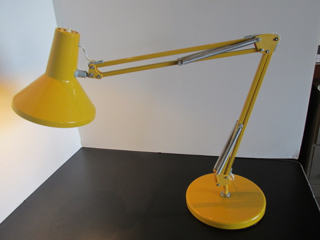 Danish Pop Yellow Angle Poise Desk Lamp