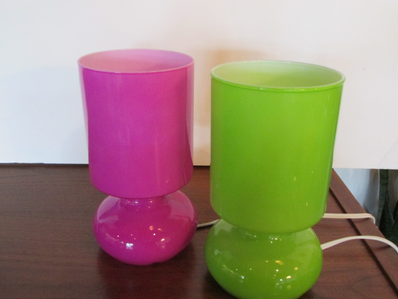 IKEA Handcrafted Glass Table Lamps