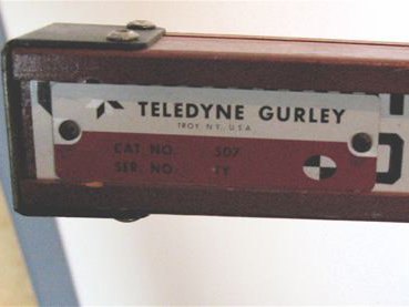 Surveyor's Measuring Stick With Target