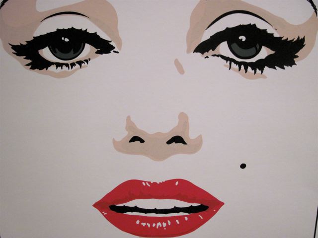 Marilyn Monroe Serigraph by Mario Uribe