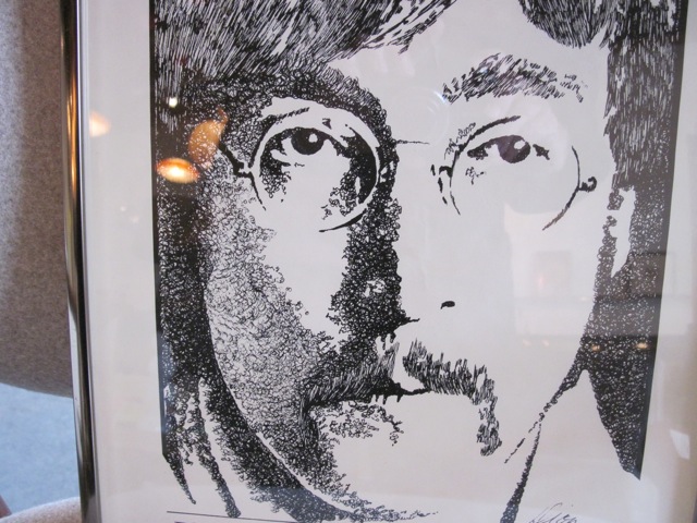 John Lennon <em>Silent Vigil</em> Litho