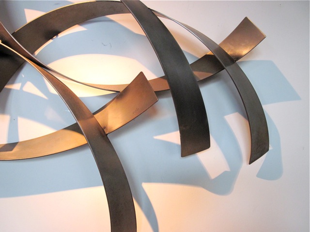 Curtis Jere Abstract Metal Wall Sculpture