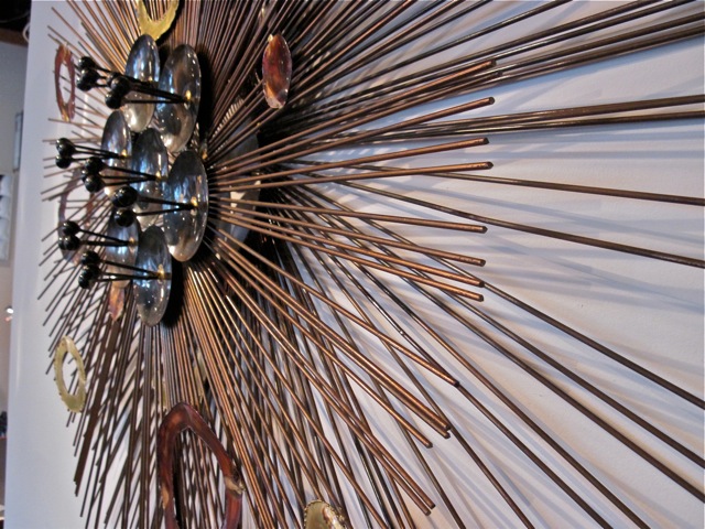 C. Jere Style Sunburst Wall Metal Sculpture