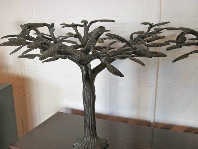 Bertoia Style Bronze Trees