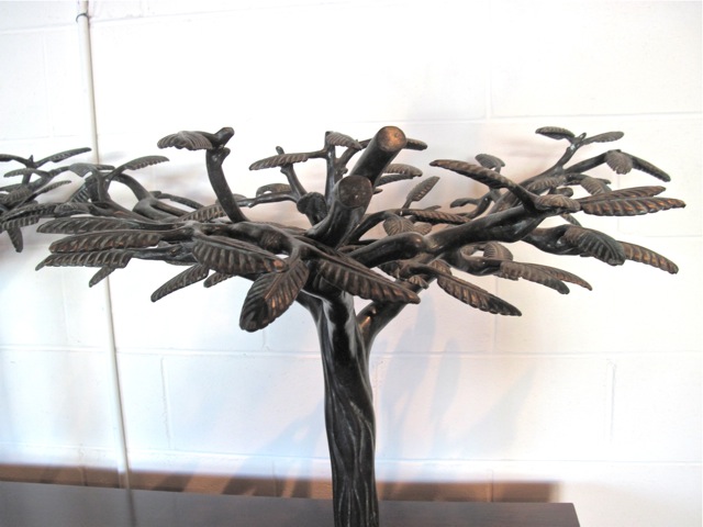 Bertoia Style Bronze Trees