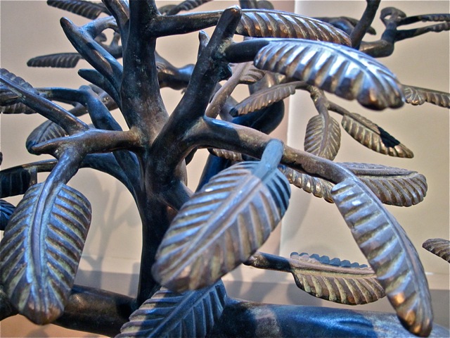 Bertoia Style Bronze Trees