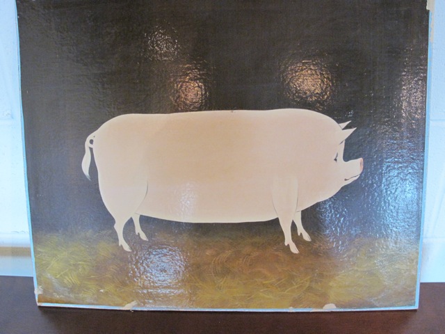 Paul N. Kitchin Sheep & Pig Paintings