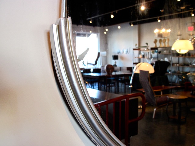 Art Deco Silver Mirror 