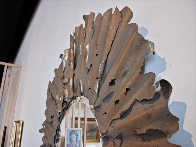 C. Jere Style Brutalist Mirror