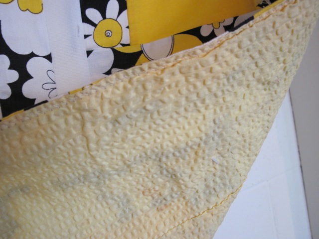 Quilt in Warhol Style Daisy Pattern