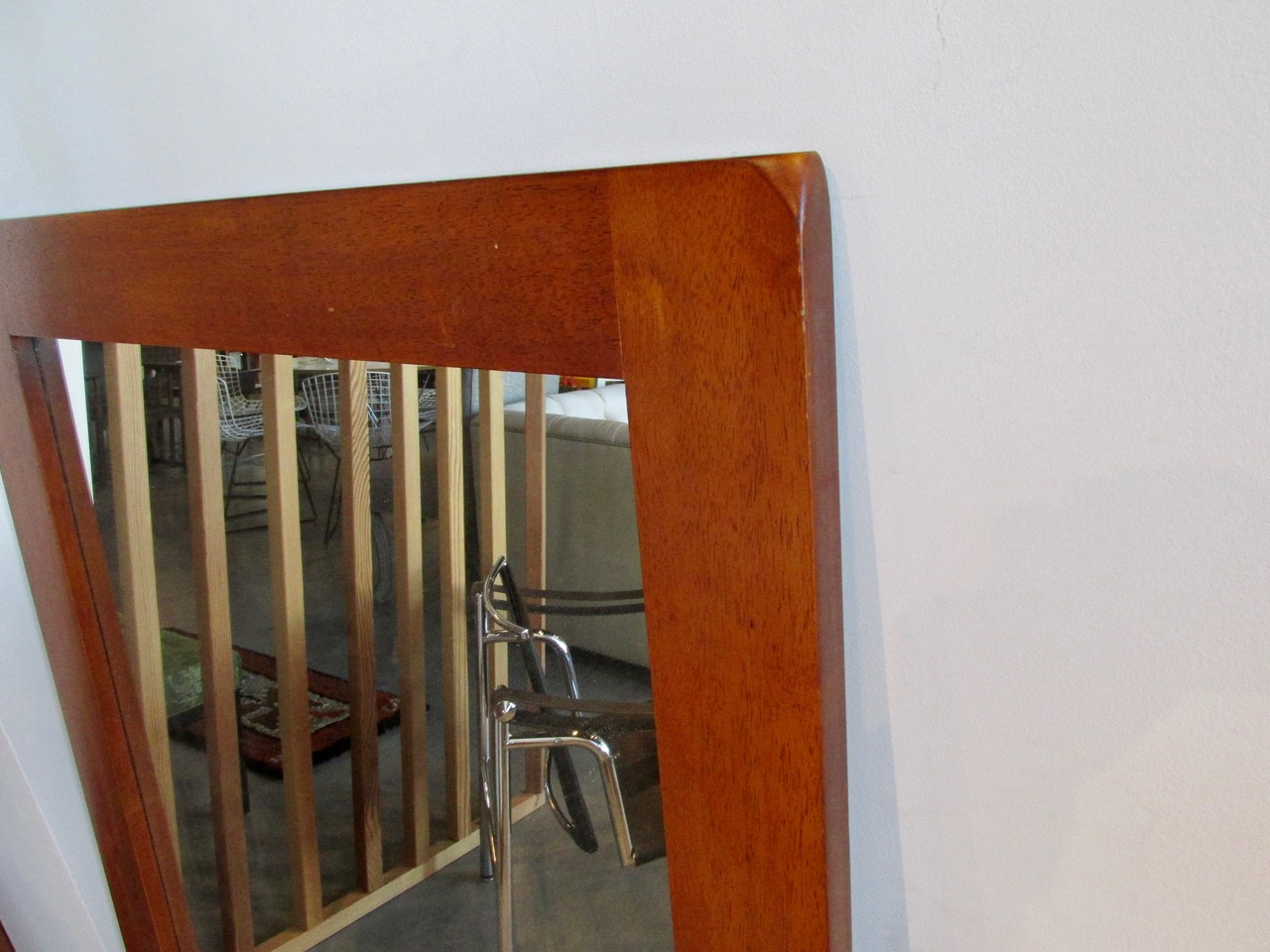 Russell Wright Walnut Mirror