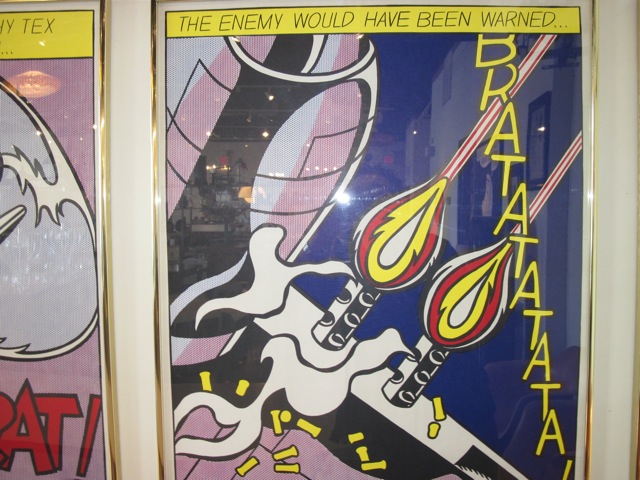 Roy Lichtenstein Triptych <em>As I Opened Fire...</em>