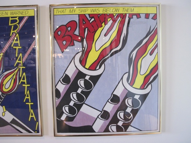 Roy Lichtenstein Triptych <em>As I Opened Fire...</em>