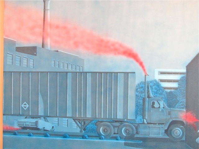 Rodney Adams <em>Dirty Air</em> Painting
