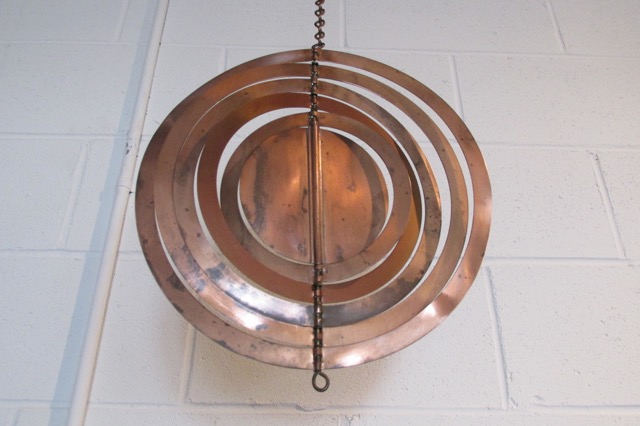 Danish Kinetic Copper Mobile