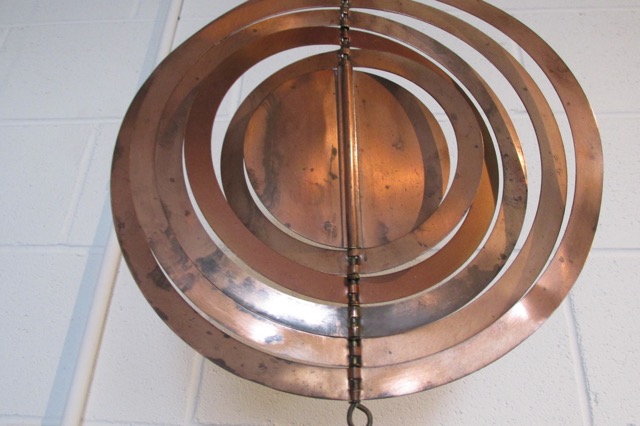 Danish Kinetic Copper Mobile