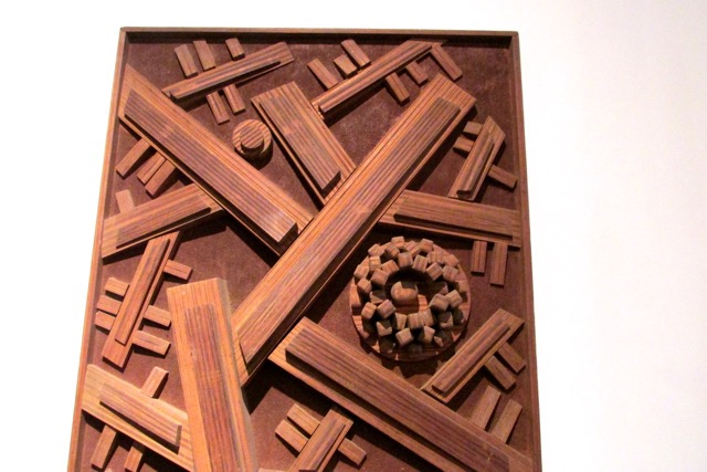 Nevelson Style Wood Mural