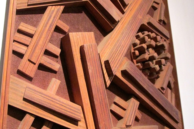 Nevelson Style Wood Mural