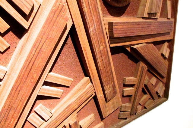 Nevelson Style Wood Mural