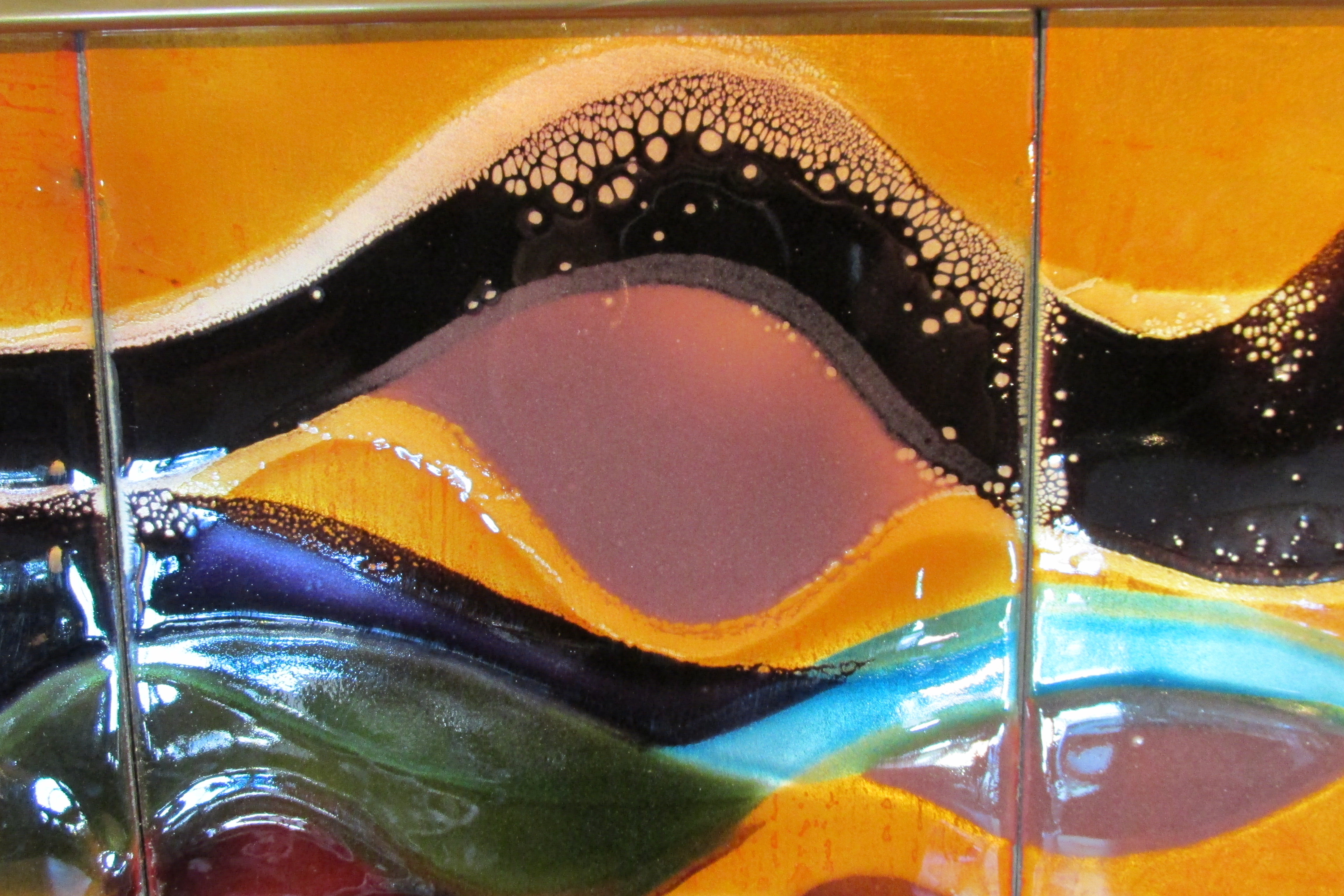 Reiki Glazed Ceramic Wall Sculpture