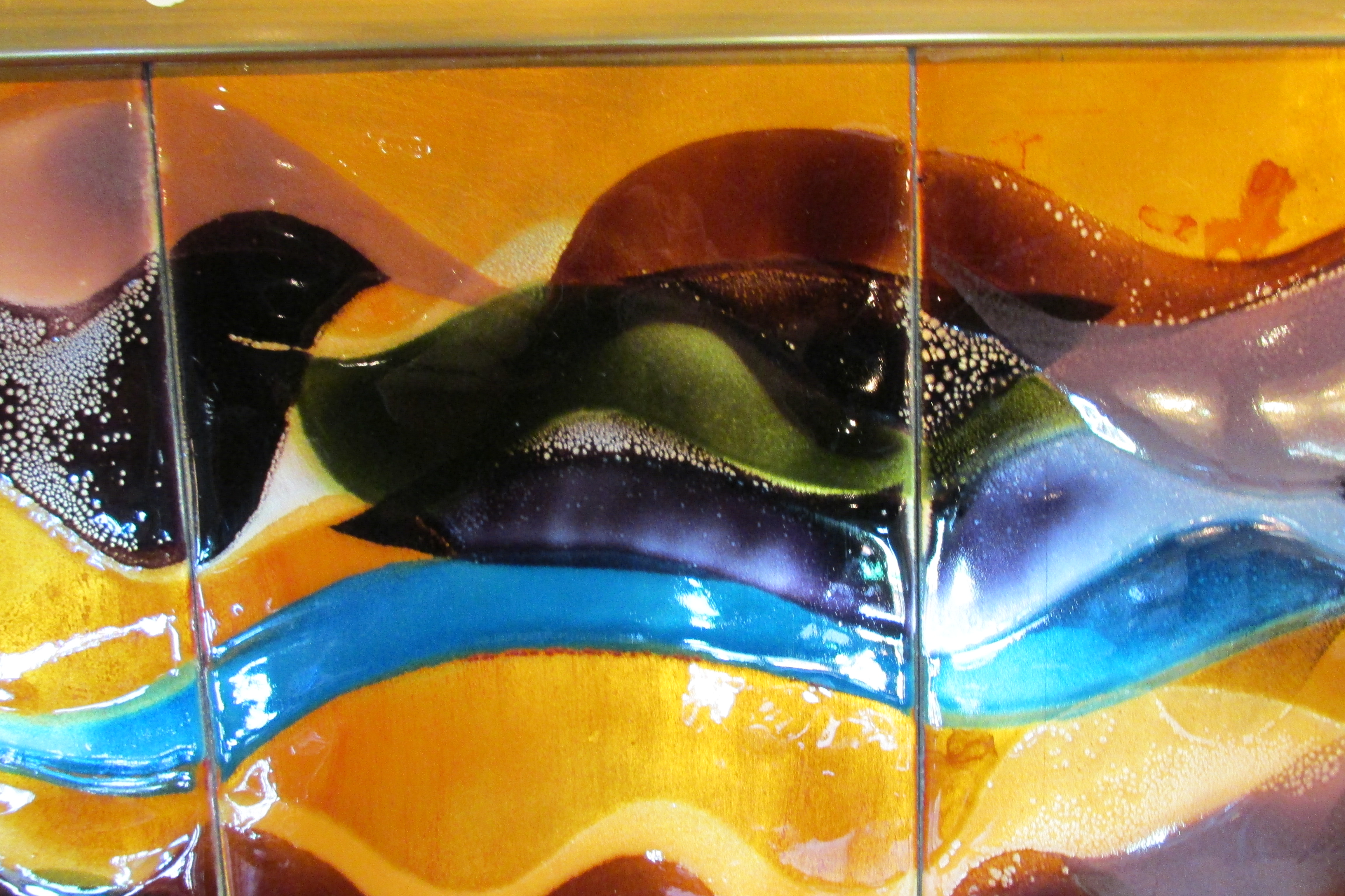 Reiki Glazed Ceramic Wall Sculpture
