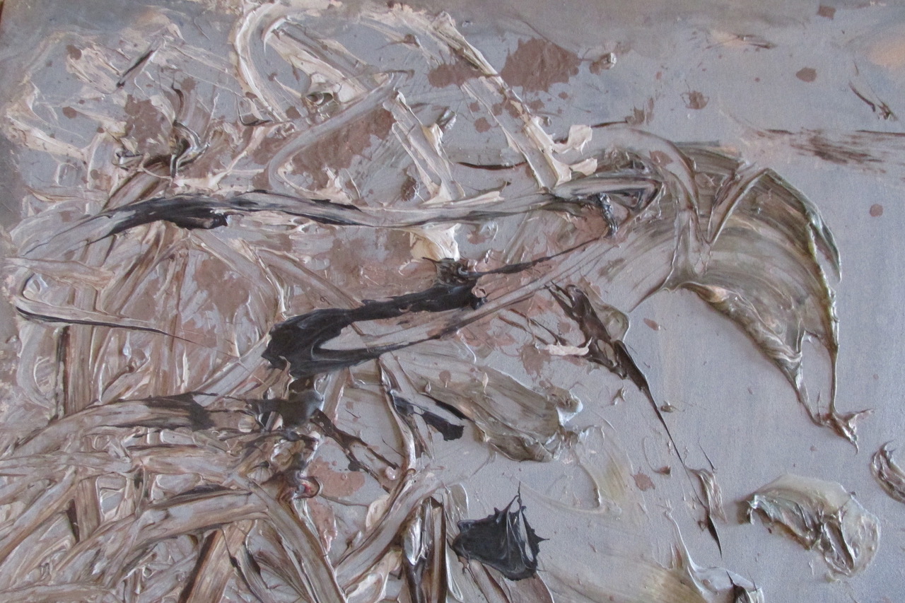 New York Artist Mark Raush Oil Abstract <em>Outer Banks</em>