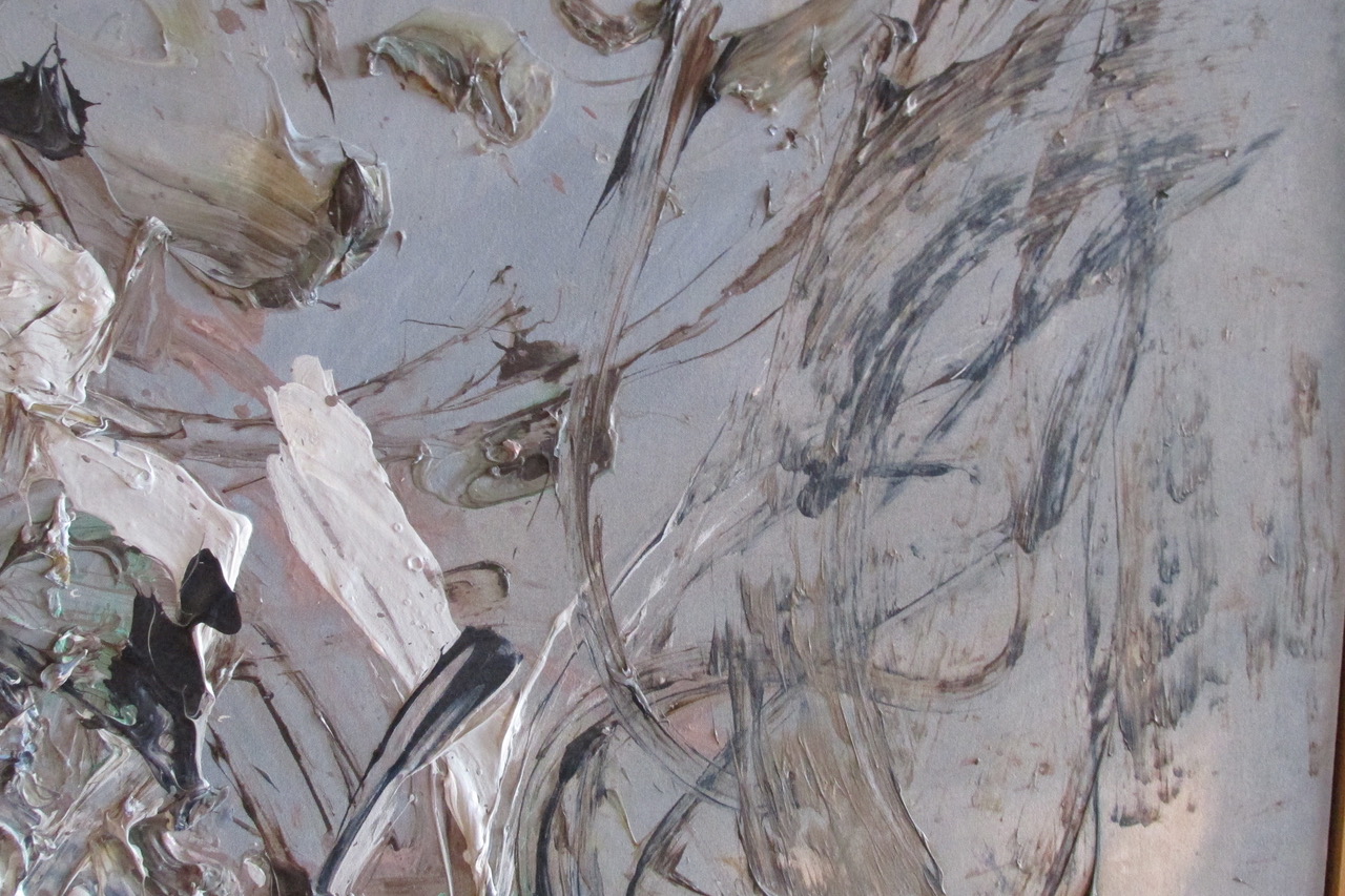 New York Artist Mark Raush Oil Abstract <em>Outer Banks</em>