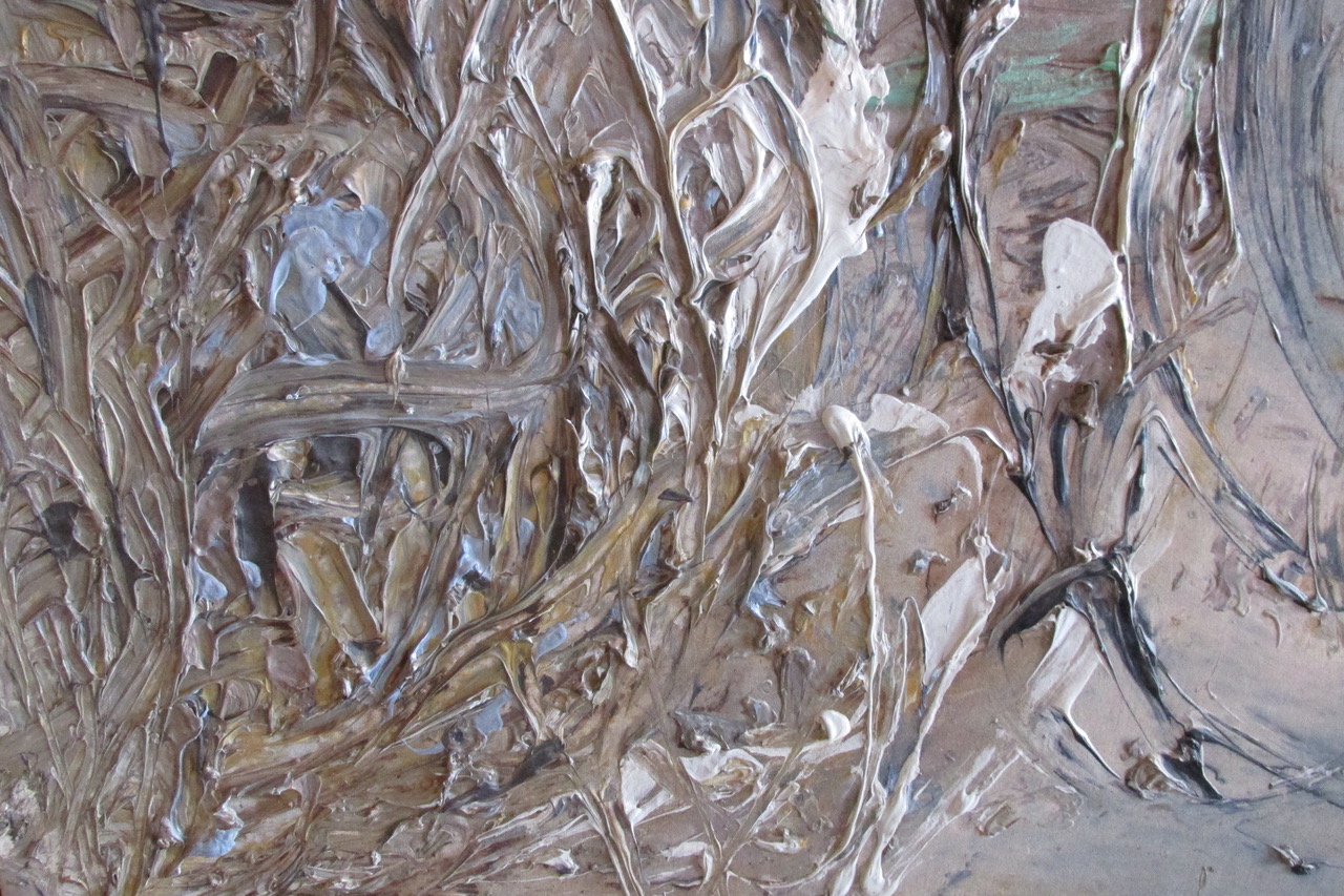 New York Artist Mark Raush Oil Abstract <em>Outer Banks</em>