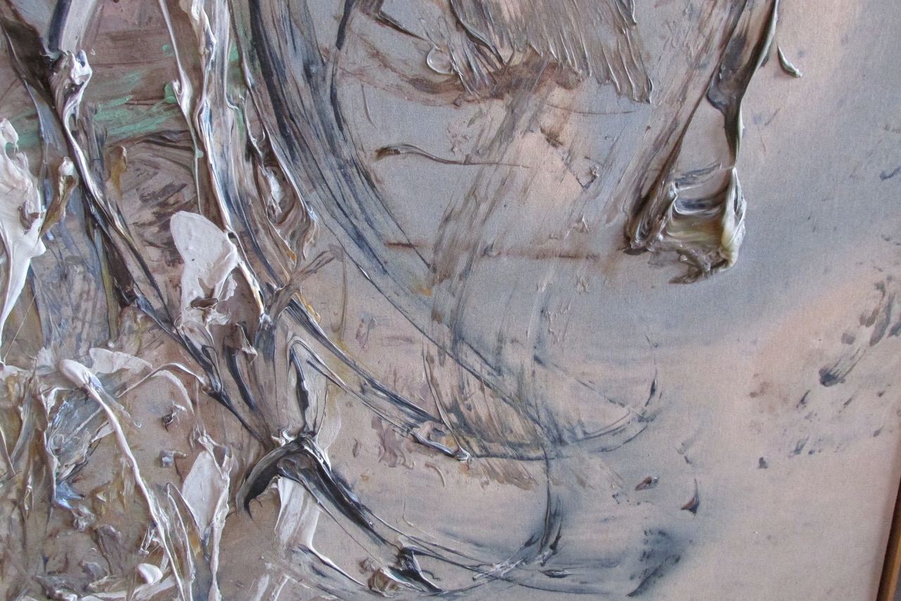 New York Artist Mark Raush Oil Abstract <em>Outer Banks</em>