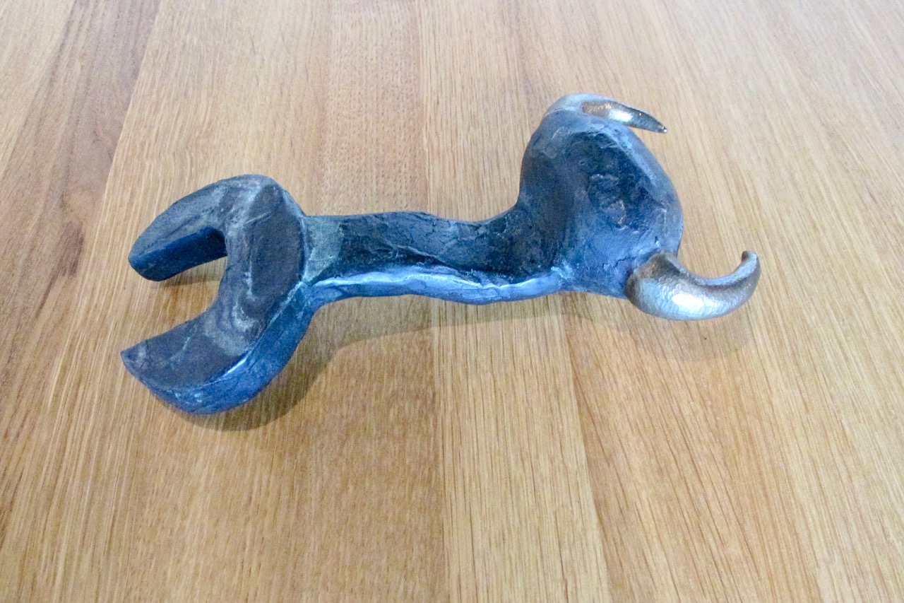 D.W. Martin <em>Bullhorn Wrench</em> Sculpture