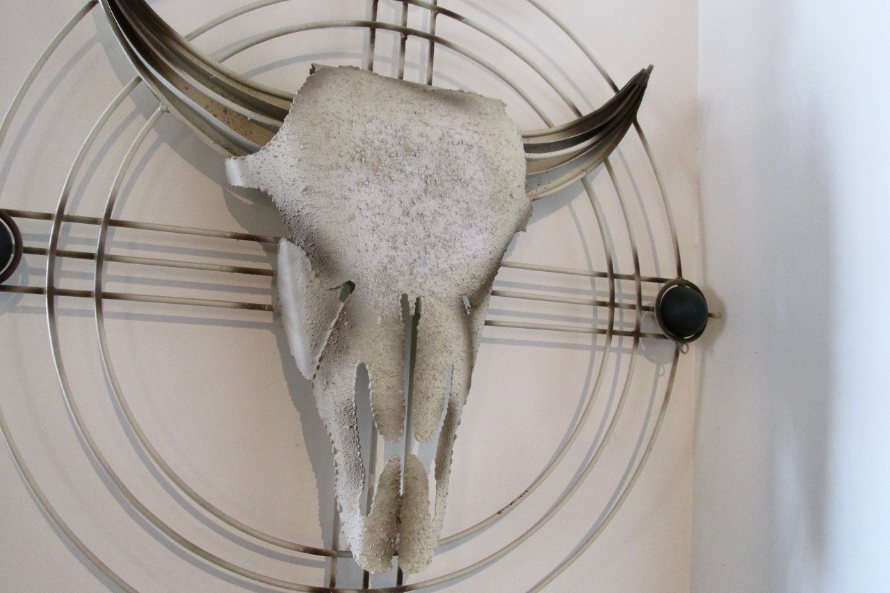 Curtis Jere <em>Bison</em> Metal Wall Sculpture