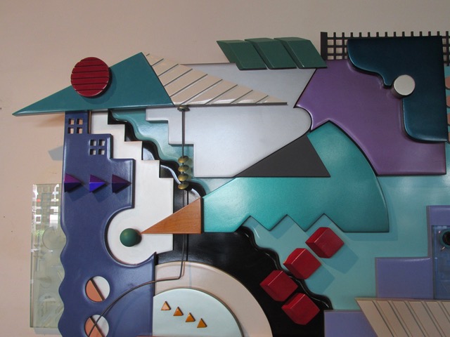 California Artist Bob Stimmel’s <strong><em>Memphis Glass House 2</em> Wall Sculpture</strong>