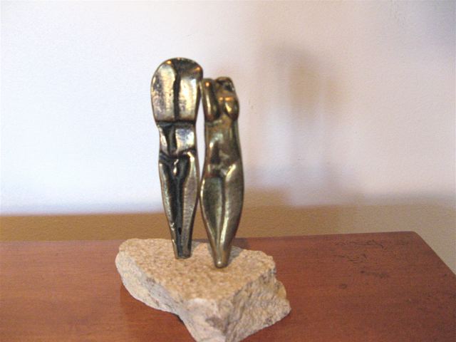 Two Fornasetti Style Bronze Sculptures 