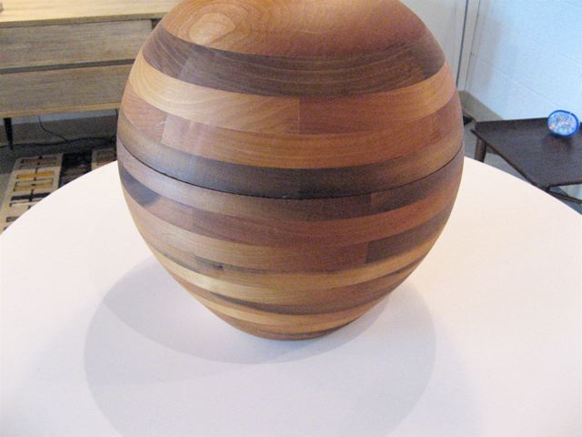 Monumental Hand-Turned Wood Apple 