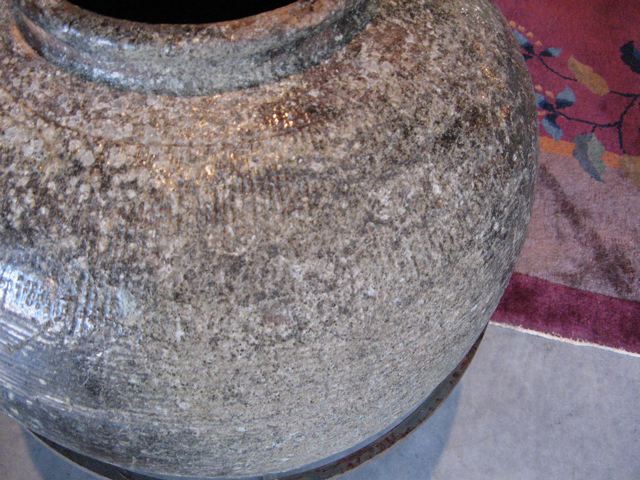 Ceramic Multi-Fired Vessel With Stand