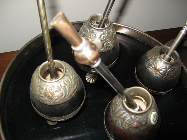 Argentinian Sterling Tea Gourds & Infusers 
