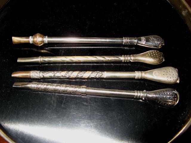 Argentinian Sterling Tea Gourds & Infusers 