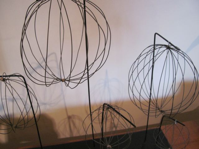 Calder Style Wire Balls Mobile
