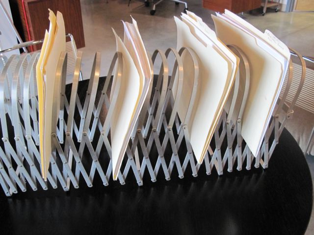 Evans File Folder Accordian Rack