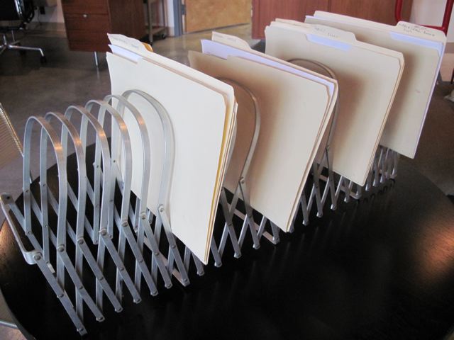Evans File Folder Accordian Rack