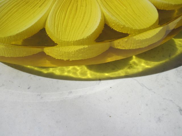 Lucite Daisy Lazy Susan