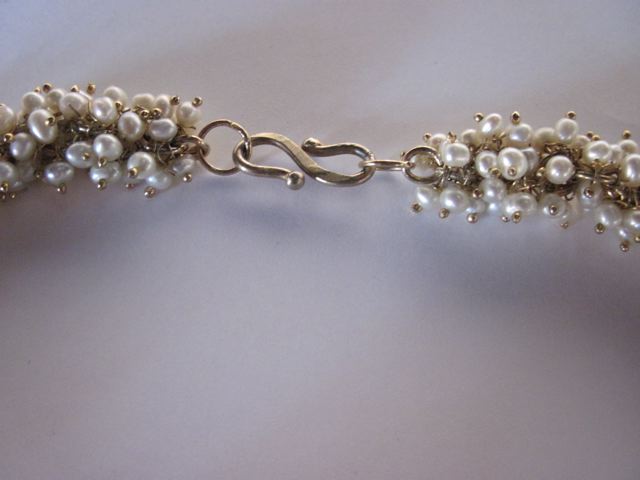 Seed Pearls & Gold Collar