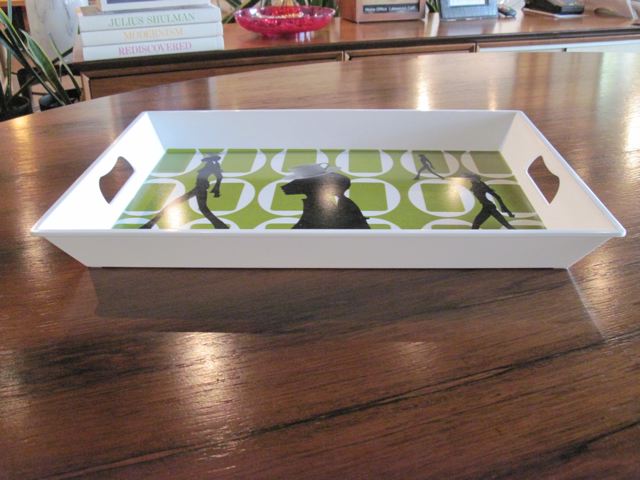 Italian Mod Lucite Coffee Tray