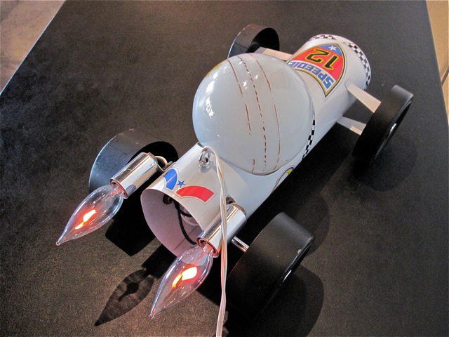 Metal Speedie <em>Sports Car</em> Table Lamp