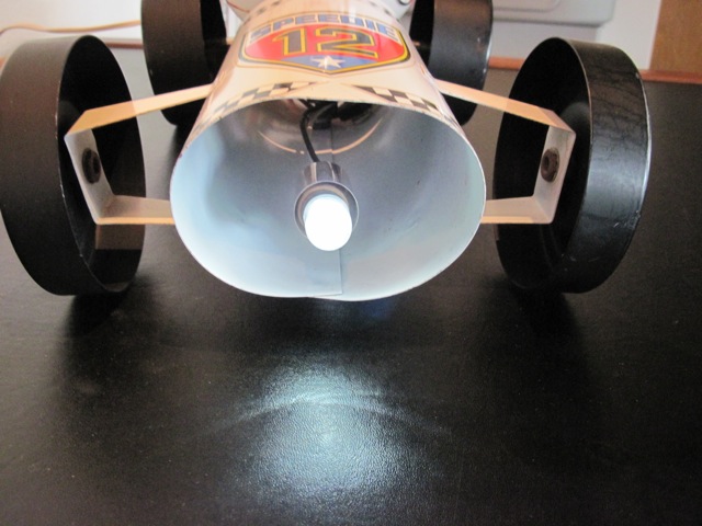 Metal Speedie <em>Sports Car</em> Table Lamp