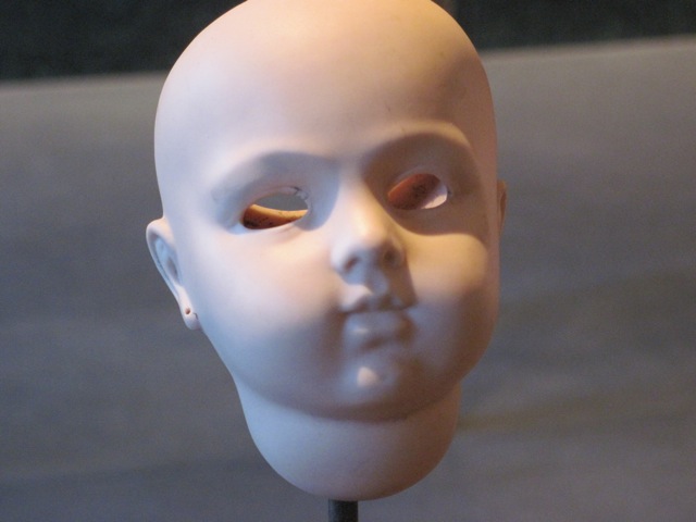 German <em>Simon Halbig</em> Bisque Doll Head Sculptures